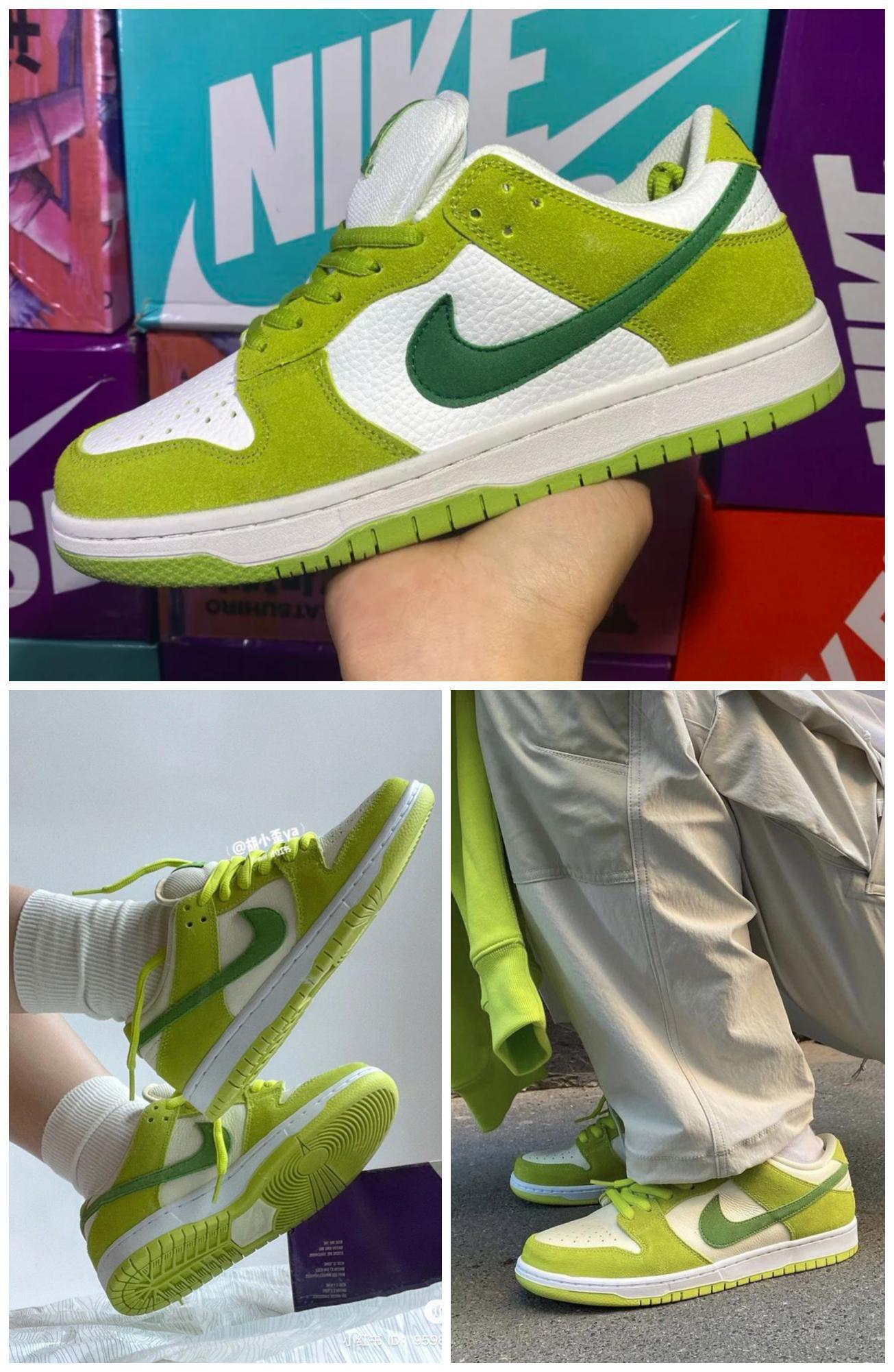 Кроссовки Nike SB Dunk low Green Apple 🍏