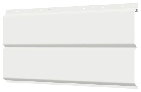 Панель сайдинга 405x26 см, белый