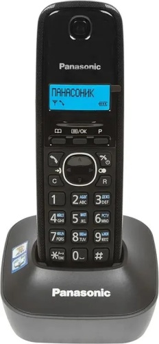 Радиотелефон Panasonic KX-TG1611CAH черный