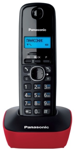 Радиотелефон Panasonic KX-TG1611 красный