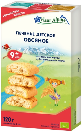 Fleur Alpine овсяное 120 г