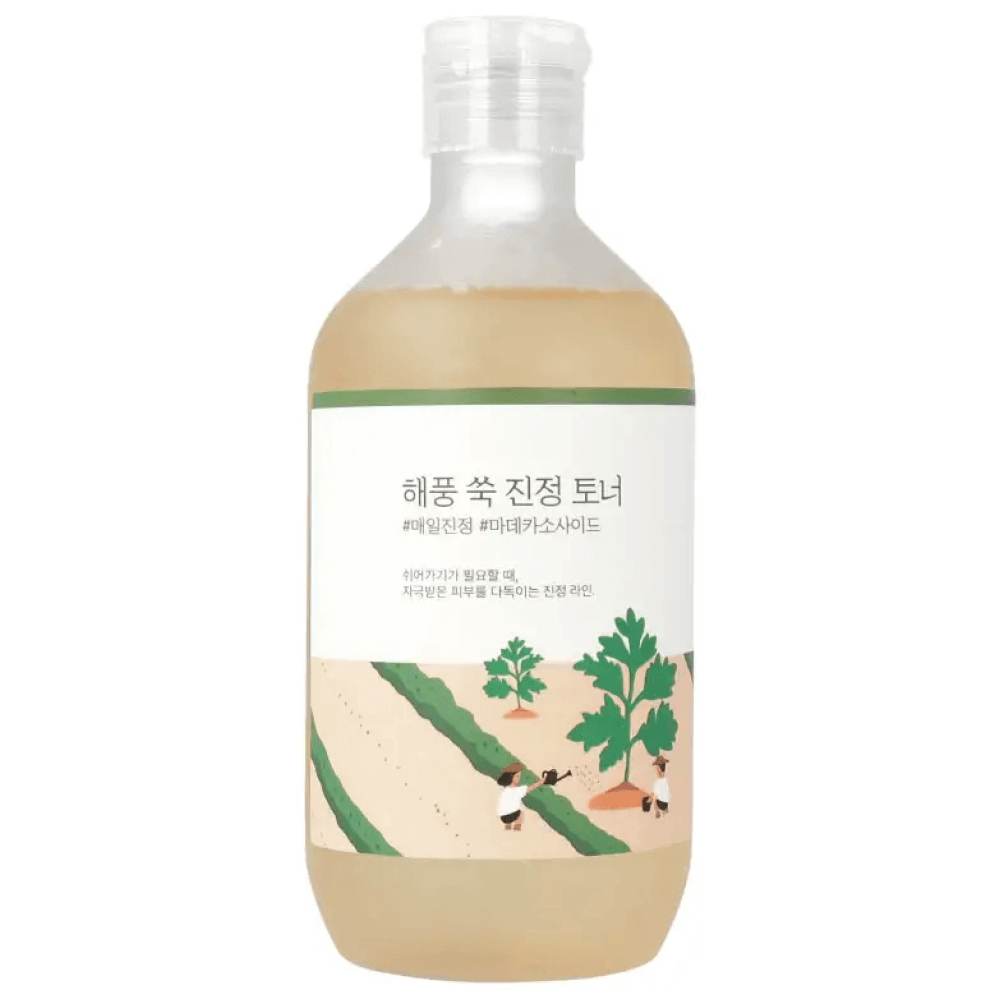 Успокаивающий тонер с полынью Round Lab Mugwort Calming Toner 300мл