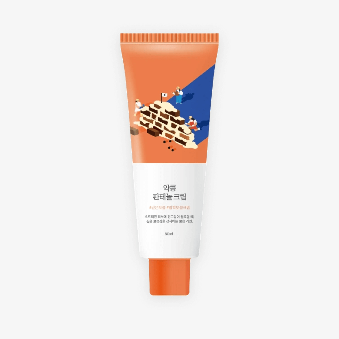 Барьерный крем с чёрной соей и пантенолом Round Lab Soybean Panthenol Cream 80мл