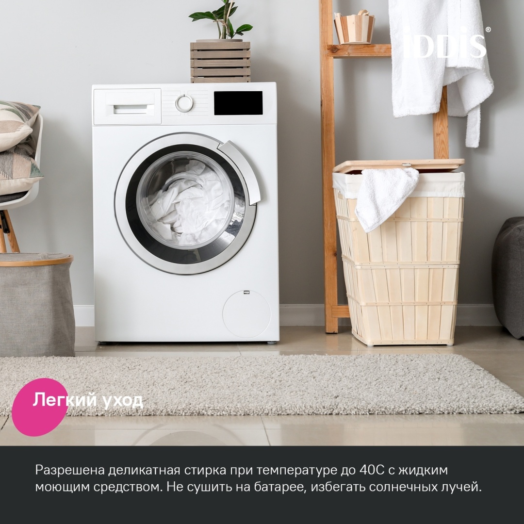 IDDIS комплект ковриков PSET02Mi13 65x45 см, микрофибра
