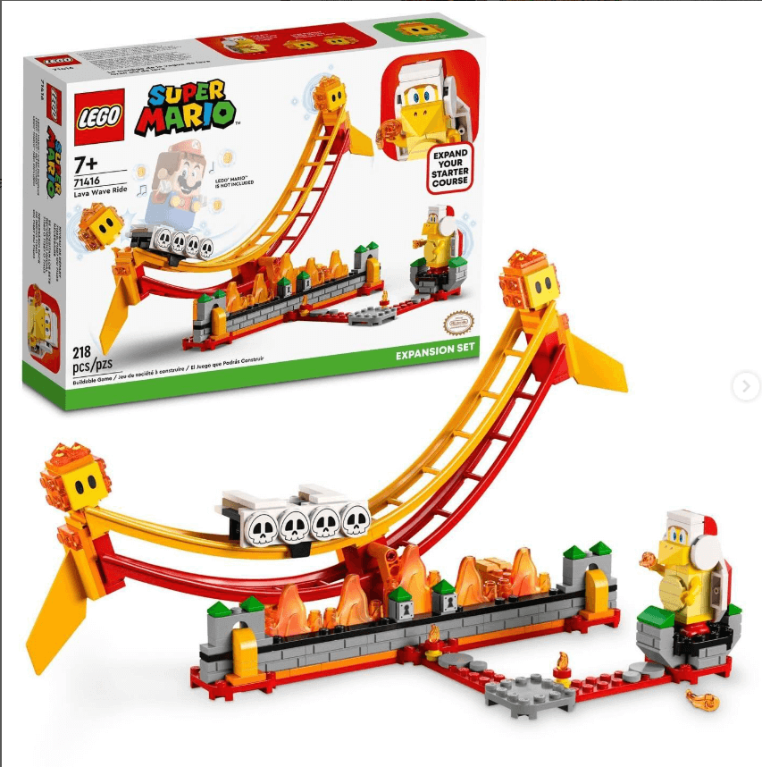 Конструктор Lego Super Mario Lava Wave Ride