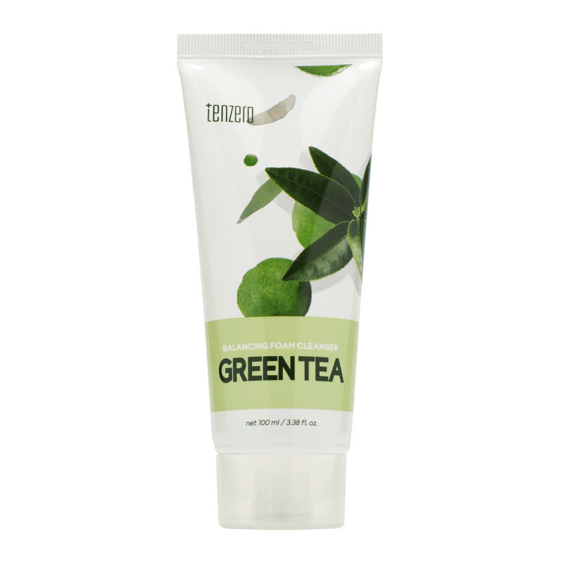 Пенка для умывания с экстрактом зеленого чая TENZERO Balancing Foam Cleanser Green Tea 100мл