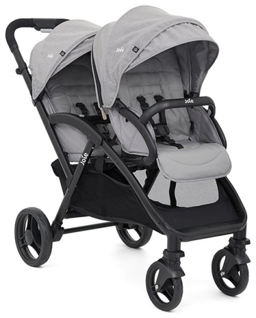 Коляска прогулочная Joie Evalite Duo, серый