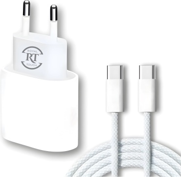 Зарядное устройство Royal Touch RT20 USB Type-C белый