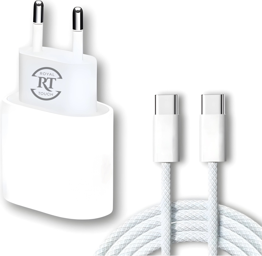 Зарядное устройство Royal Touch RT20 USB Type-C белый