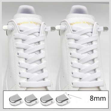 Шнурки SHOELACES 614435 белый 100 см