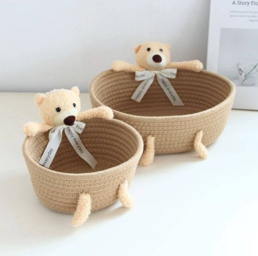 Корзина универсальная 30x21x11 см, джут