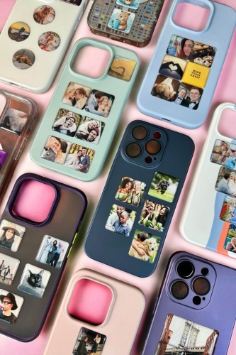 Именной подарок Фотокнига 3D cтикеры для телефона с фотографиями