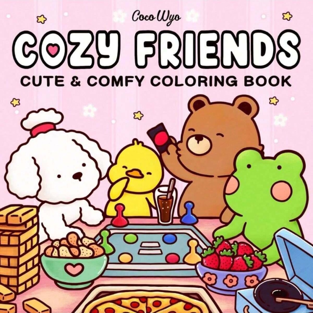 Раскраска Coco Wyo COZY FRIENDS
