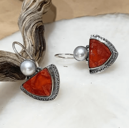Серьги НатуральныеКамни Серебро