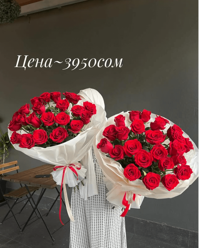 Букет из красных роз