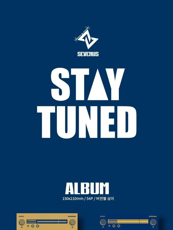Музыкальный диск KCRUSH SEVENUS - STAY TUNED 2nd Mini Album RANDOM Version