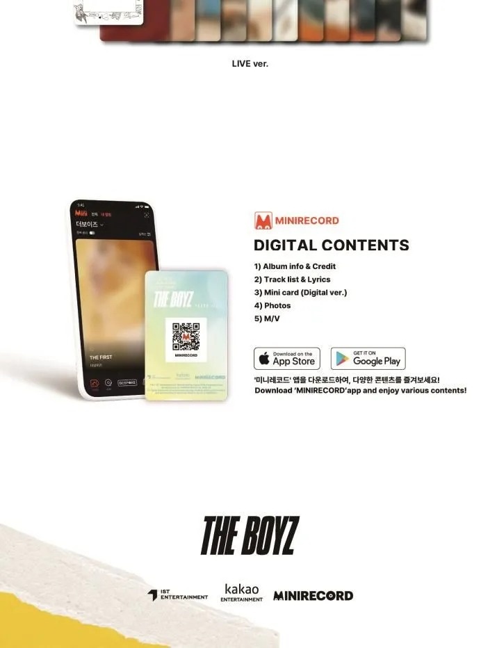 Музыкальный диск IST Entertainment THE BOYZ - THE FIRST Debut Mini Album PLATFORM RANDOM Version