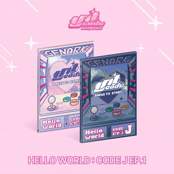 Музыкальный диск KCRUSH UNICODE - HELLO WORLD : CODE J EP.1 TYPE RANDOM Version