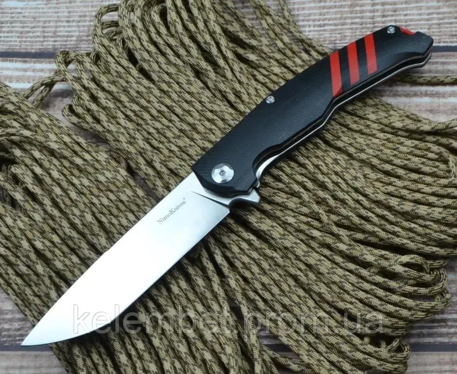 Нож складной FAT DRAGON-NIMO KNIVES R11BLACK, сталь D2, рукоять G10