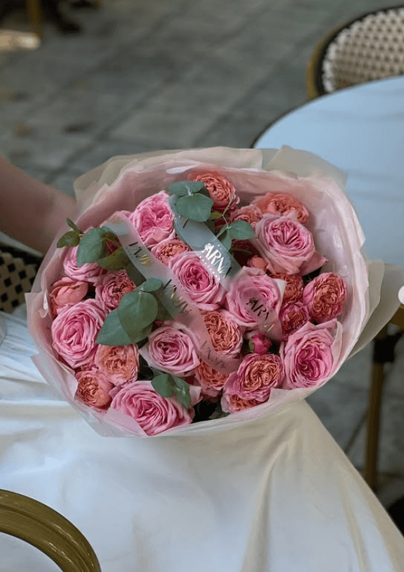 Букет из розы сорта Pink O’hara