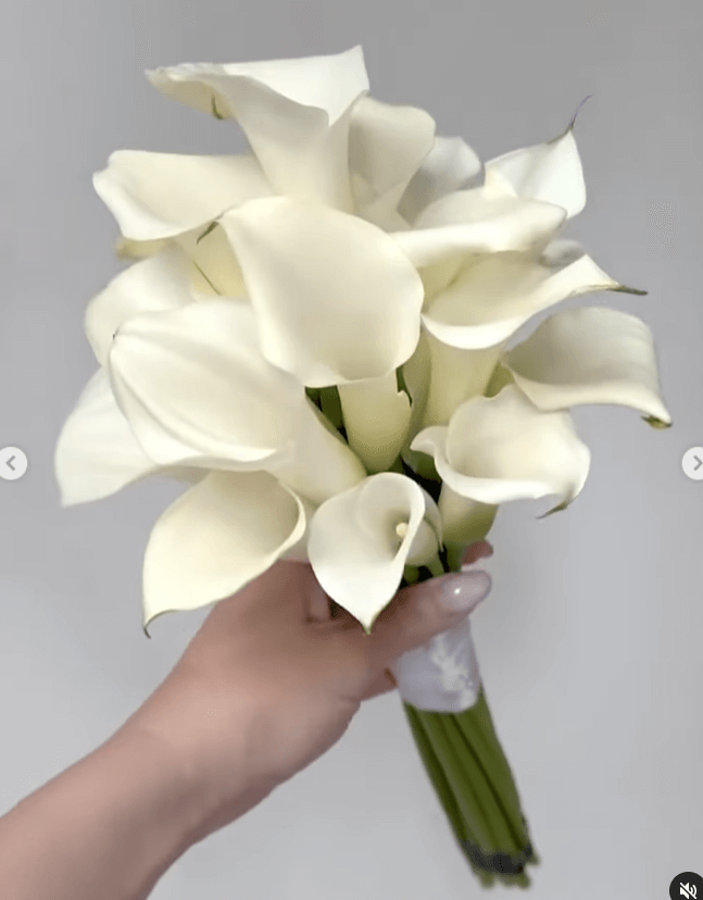 Свадебный букет из каллы