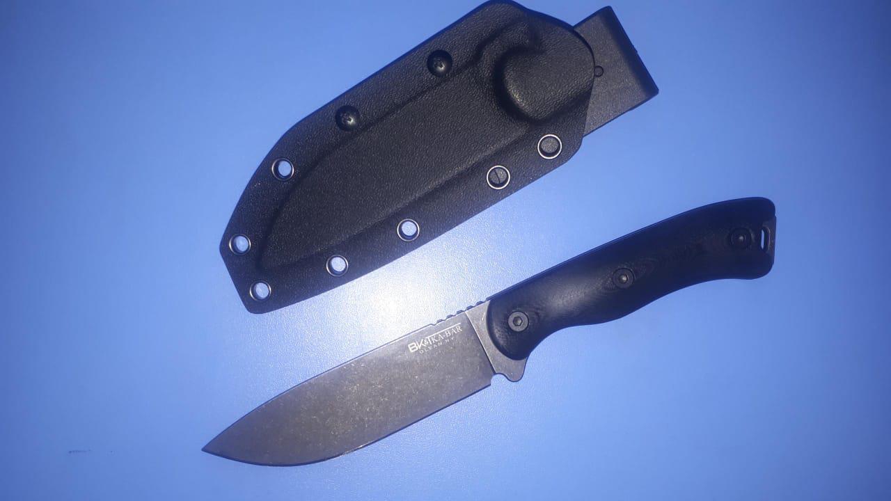 Фиксированный нож KA-BAR BK16, сталь DC53, рукоять G10