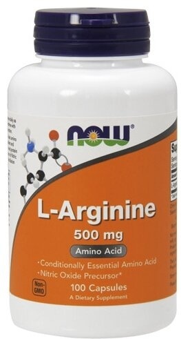 Аминокислота NOW L-Arginine нейтральный 100 100 г