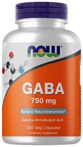 NOW Gaba 750 mg 200 капсул