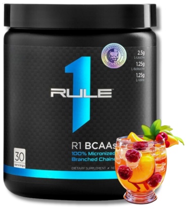 BCAA Rule 1 BCAAs фруктовый пунш 220 г