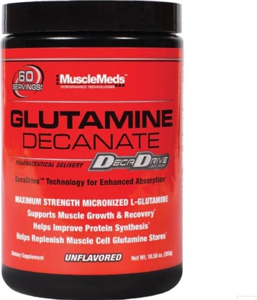 Аминокислота MuscleMeds Glutamine Decanate нейтральный 300 г