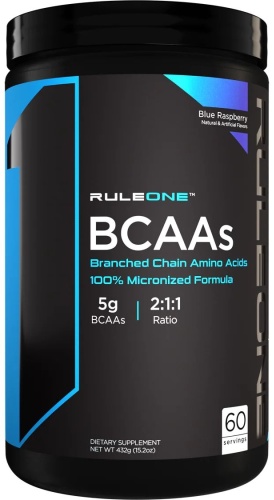 BCAA Rule 1 Rule 1 BCAA Blue Raspberry 432g голубика 432 г