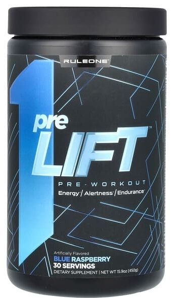 Предтренировочный комплекс Rule 1 preLIFT blue raspberry