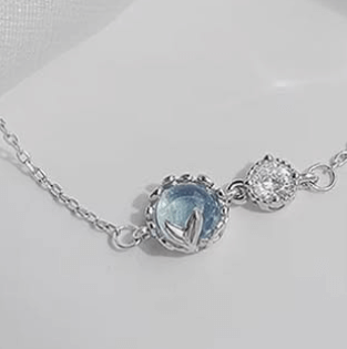 Браслет “Ocean”  Серебро 925  Ювелирная смола