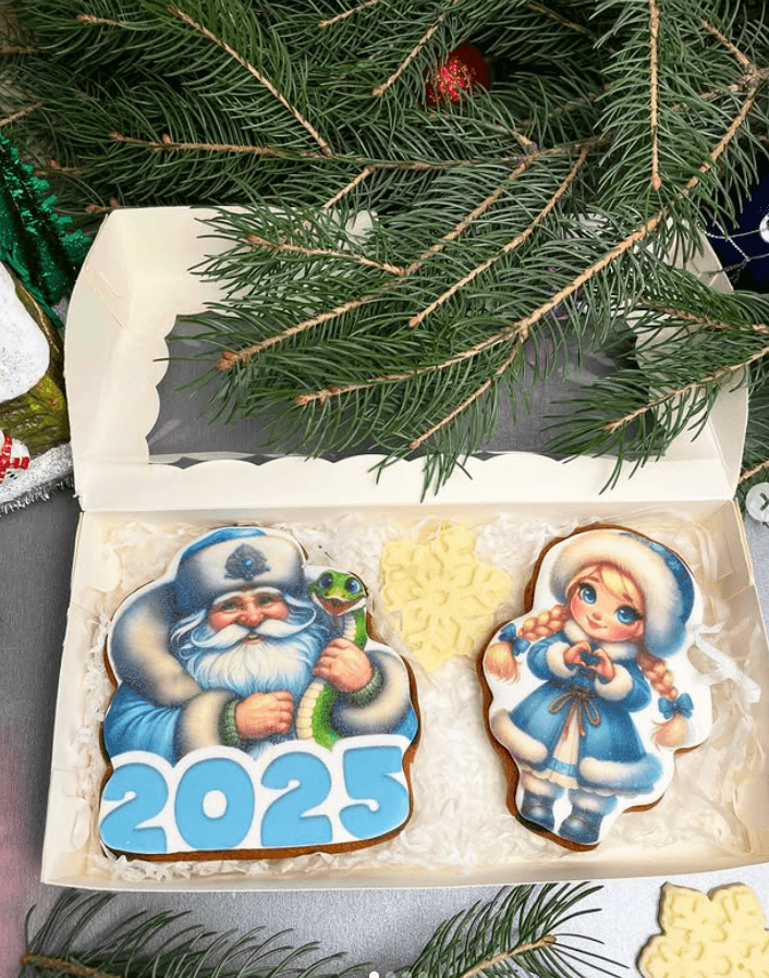 Новогодний набор имбирных пряников