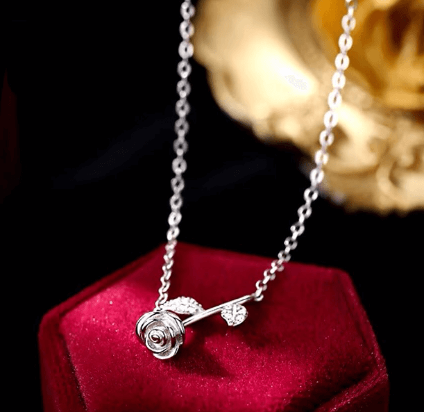 Цепочка "Rose" Материал: Серебро 925 Размер: 40- 45см Камени: циркон