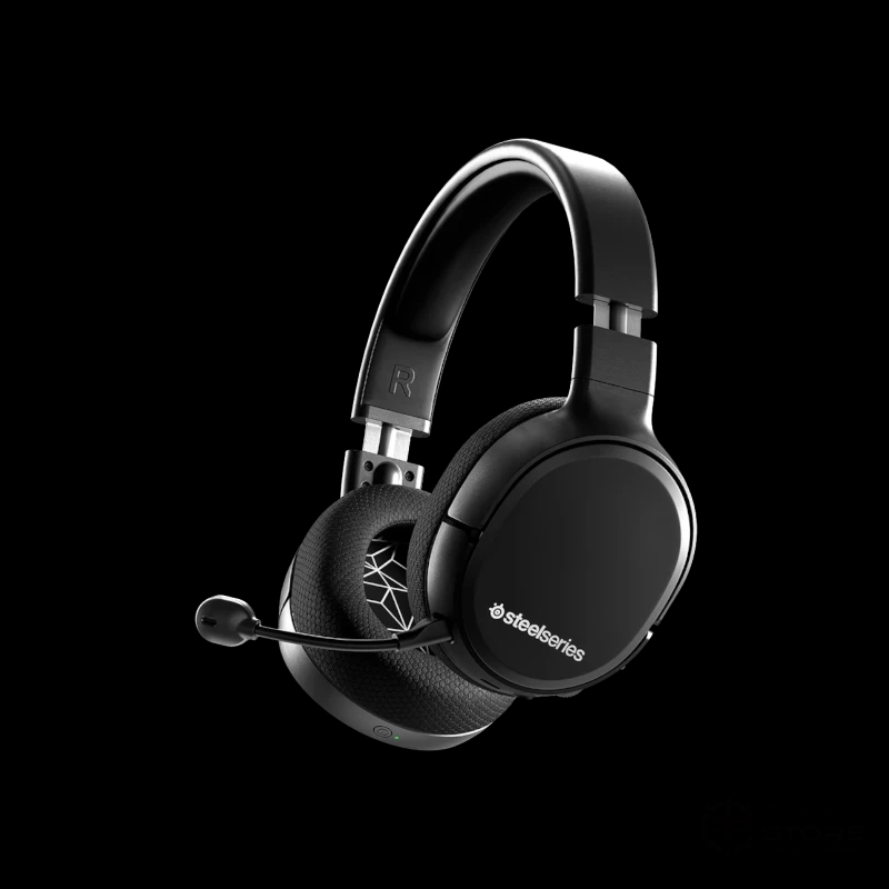 Проводные + беспроводные черные наушники SteelSeries Arctis 1 Wireless